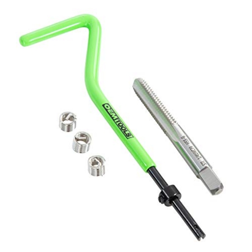 Picture of Oem Tools 25602 OEMTOOLS 25602 1/4 Inch Fix-A-Thread Repair Kit, Ideal for Automotive and Machinery Thread Restoration, Chrome Vanadium Steel and Stainless Steel Wire, Comprehensive 1/4"- 20 SAE Kit (EA)