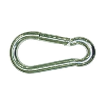 Picture of Baron 2450-716 Baron 7/16 in. Dia. x 4-3/4 in. L Zinc-Plated Steel Spring Snap 200 lb. - Case of: 1; (EA)