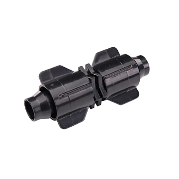 Picture of Rain Drip S5600UB Raindrip S5600UB, Smart Loc Universal Coupling, Drip Irrigation Fitting for 1/2-Inch, 5/8-Inch, & 0.710-Inch Supply Tubing and Dripline, Black (EA)
