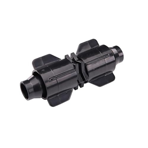 Picture of Rain Drip S5600UB Raindrip S5600UB, Smart Loc Universal Coupling, Drip Irrigation Fitting for 1/2-Inch, 5/8-Inch, & 0.710-Inch Supply Tubing and Dripline, Black (EA)