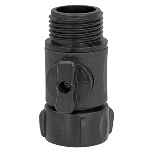 Picture of FIMCO INC 7771873 Fimco 7771873 (OEM No. 5143419) Single Shut-Off Valve for Lawn & Garden Sprayers with Manifolds, 3/4" Orifice Size, Black Nylon (EA)