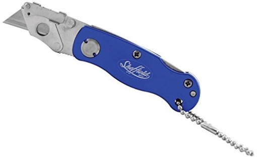 Picture of GREAT NECK SAW MFG CO 12116 Sheffield 12116 2-1/4' Mini Lock-Back Utility Knife With Key Chain (EA)