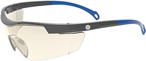Picture of General Tools Mfg Co In GE101MAF General Electric GE Safety Glasses, ANSI Z87.1, 01 Series, Anti-scratch Lens, 99.9% UV Protection, EN 166, 12 Pack (Blue, I/O Mirror Anti-fog) (EA)