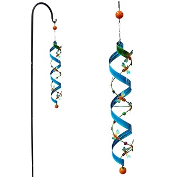 Picture of Alpine Dairy, Inc. BVF251-201 Alpine Iron Multicolored 84 in. H Bee Garden Stake Spinner - Total Qty: 44 (PK-4-EA)