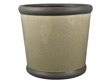 Picture of TRENDSPOT INC CR10564-09D TRENDSPOT 7008868 9 in. Belleville Ceramic Planter44; Gray (EA)