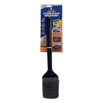 Picture of MR.BAR B-Q 60400SDZ Mr. Bar-B-Q Steam Clean BBQ Brush Powered by Scrub Daddy (EA)