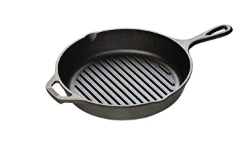 Picture of Lodge Cast Iron L8GP3 Lodge Cast Iron Grill Pan, 10.25-inch (EA)