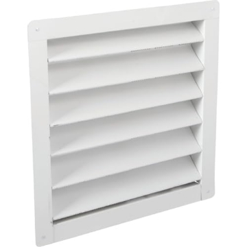 Picture of AIR VENT INC 81202 Air Vent 12 in. W x 12 in. L White Aluminum Wall Louver (PK-6-EA)