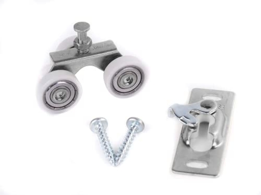 Picture of L E JOHNSON PRODUCTS INC 1125PPK1 Johnson Hardware Sliding Door/Pocket Door Hanger Ball Bearing 1125-1 Inch Wheel, 200 lb Capacity (EA)