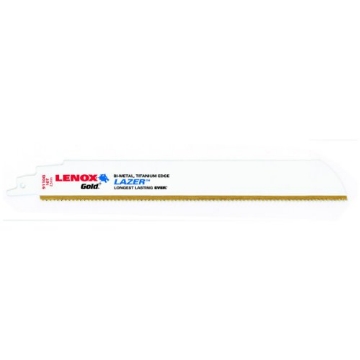 Picture of Lenox Tools 210979110GR Lenox Gold 9 in. Bi-Metal Reciprocating Saw Blade 10 TPI 5 pk (EA)