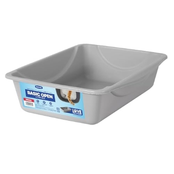 Picture of PETMATE INC 22181 Petmate Litter Pan, Blue/Gray, Small, Made in USA (EA)