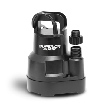 Picture of SUPERIOR 91016 Superior Pump 91016 Thermoplastic Oil-free Utility Pump, 1/6 HP, Black (EA)