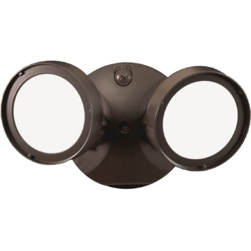 Picture of HALO TGS2S402FRRB HALO TGS Outdoor Integrated LED Flood & Security Light Twin Round Head Bronze (EA)