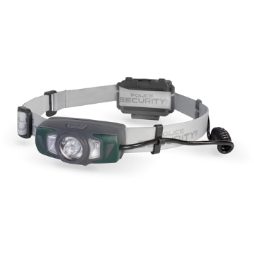 Picture of LB MARKETING INC 97743 Police Security Twin Power® 550 Lumen LED Headlamp – Dual Power Technology, Rechargeable & AAA Backup, 150m Beam Distance, 14-Hour Runtime, Hands-Free Head Light for Work, Camping & Emergencies (EA)