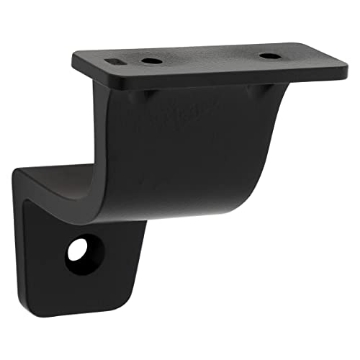 Picture of National/Spectrum Brands N830-519 National Hardware N830-519 Cooper Handrail Bracket, 1 Count (Pack of 1), Matte Black (EA)