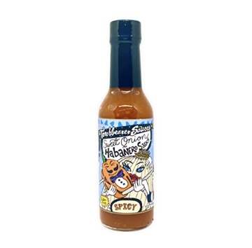 Picture of TORCHBEARER SAUCES 8.10092E+11 Torchbearer Sauces Sweet Onion Habanero (Spicy), 5 Ounces, All Natural, Vegan, Extract-Free, Made in USA and Featured on Hot Ones! (5 oz, 1) (EA)