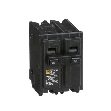 Picture of Square D HOM220CP Square D - HOM220CP Homeline 20 Amp Two-Pole Circuit Breaker (EA)