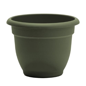 Picture of Bloem, Lcc. 20-56412 Bloem Ariana Pot Planter: 12" - Living Green - Durable Resin Pot, For Indoor and Outdoor Use, Gardening, Self Watering Disk Included, 3 Gallon Capacity (EA)