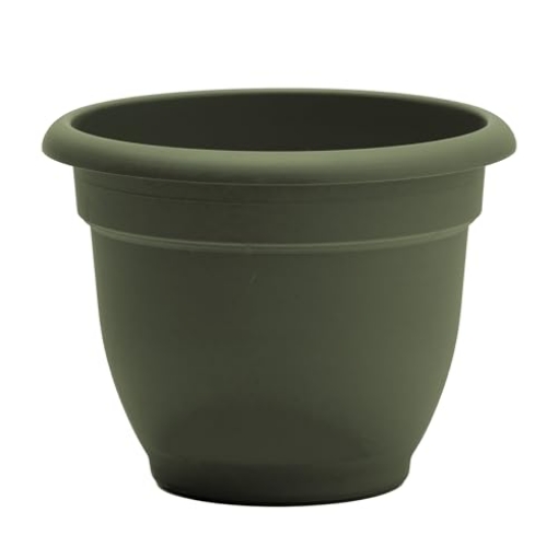 Picture of Bloem, Lcc. 20-56412 Bloem Ariana Pot Planter: 12" - Living Green - Durable Resin Pot, For Indoor and Outdoor Use, Gardening, Self Watering Disk Included, 3 Gallon Capacity (EA)