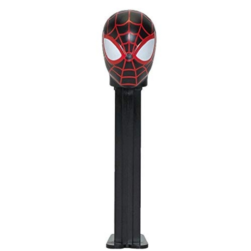 Picture of PEZ CANDY CO. 079116 PEZ Spider-Man Miles Morales Candy Dispenser - New for 2020 Miles Morales Spider Man - Dispenser with Candy Refills | Party Favors, Grab Bags (PK-12-EA)