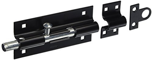 Picture of National/Spectrum Brands N152-133 NATIONAL MFG/SPECTRUM BRANDS HHI N152-133 Heavy Barrel Bolt, 8-Inch, Black (EA)