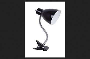 Picture of Living Accents 17383-002 Living Accents 12 in. Satin Black Gooseneck Clip-On Lamp (EA)