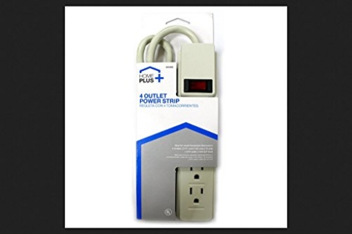 Picture of Home Plus+ KB108 HOME PLUS Power Strip 4 Outlt 2' (EA)