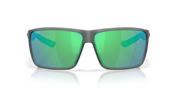Picture of COSTA 06S912191210864 Costa Del Mar Rincon II Sunglasses, Matte Smoke Crystal/Green Mirrored 580G, 64 mm (EA)