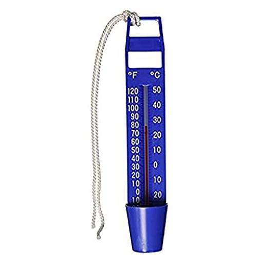 Picture of Jed Pool Tools 20-208 JED Pool Tools Inc 20-208 10-Inch Blue Scoop Pool Thermometer (EA)