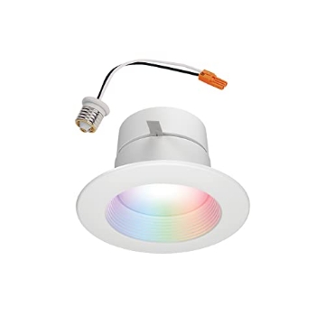 Picture of Cooper Group RL4069WZRGBWWHR HALO 4" Smart Wi-Fi® Recessed LED Light Powered by WiZ Pro, Dimmable Full Color w/SpaceSense® Motion, Smart Home Ready - RL4069WZRGBWWHR (EA)