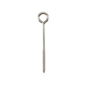Picture of ACE TRADING - BH 10 02-3463-403 Hampton 1/4 in. x 5 in. L Stainless Steel Lag Thread Eyebolt Nut Included (PK-5-EA)
