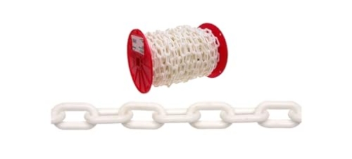 Picture of Baron 7480 BARON MFG Chain NO8 White Plastic 60FT 7480 (EA)