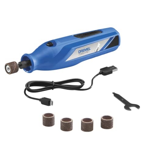 Picture of DREMEL(R) 7350-PET Dremel 7350-PET 4V Pet & Dog Nail Grinder, Easy-To-Use & Safe Nail Trimmer, Professional Pet Grooming Kit - Works on Large, Medium, Small Dogs & Cats (EA)