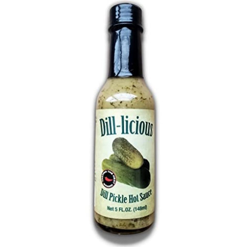 Picture of DILL-LICIOUS AIDDPHS Dill-licious Dill Pickle Hot Sauce Medium Heat, Made with Fresh Scorpion Peppers, Garlic and Onions, Small Batch & Handmade in the USA, No Preservatives Added by Angry Irishman (5 oz. Bottle) (EA)