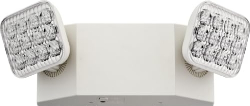 Picture of Lithonia Lighting 263X65 Lithonia Lighting Basics LED Emergency Light, Emergency Lighting with Dual Adjustable LED Lamp Heads, Wall Mount, Damp Location Rated, 90-Minute Backup, 120/277V, White (EU2C M6) (EA)