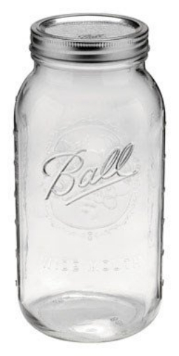 Picture of BALL BOUNCE AND SPORT INC 68100ZFP Ball 68100 Half Gallon Wide Mouth Canning Jars 6 Count (EA)