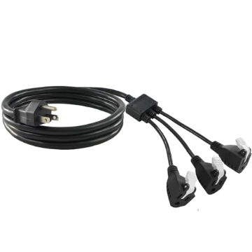 Picture of CONNTEK ISI 05361 Conntek 05361 1 to 3 Power Splitter with Snap Pop, 6 Feet + 8 Inches (EA)