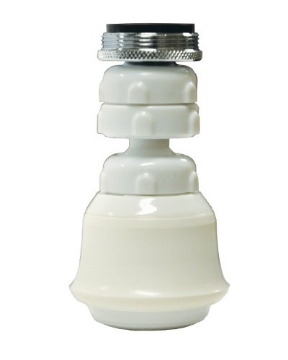 Picture of DANCO INC 9D00010499 Danco Dual Thread Swivel Sprayrator, White, 10499 (EA)