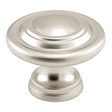 Picture of Prime N 7372 Prime-Line 163320 Bi-Fold Door Knob, 1-11/16 In. Outside Diameter, Diecast, Satin Nickel Plated (Single Pack) (EA)