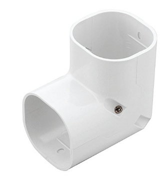 Picture of SLIMDUCT 85202 Inaba Denko SC-140-W Plumbing Cosmetic Cover, Slim Corner 90° Surface, 90° Curved Surface, White (PK-5-EA)