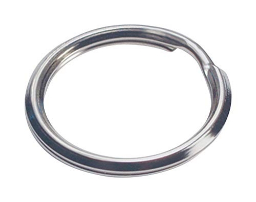 Picture of HILLMAN 701285 Hillman 3/4 Dia. Tempered Steel Silver Split Rings/Cable Rings Key Ring - Case of: 55 (PK-5-EA)
