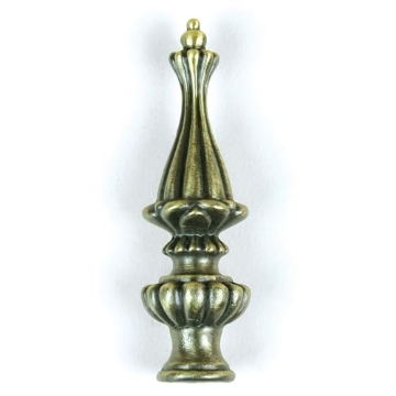 Picture of JANDORF SPECIALTY HARDWARE 60111 Jandorf 60111 Finial Victorian, 3-1/2" Long 1/8 IP Thread Tiffany Antique Brass Finish (EA)