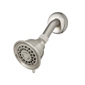 Picture of Waterpik VAT-319E Waterpik VAT319E Showerhead, Fixed Mount, Brushed Nickel - Quantity 1 (EA)