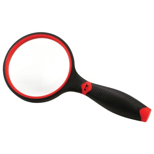 Picture of Performance Design Products W15038 Performance Tool W15038 4X Magnifying Glass with Comfort Grip Handle for Precise Inspection and Detail Work (EA)