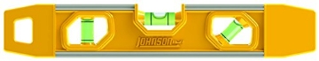 Picture of JOHNSON SC & SONS INC 8500M Johnson Level & Tool 8500M Magnetic Aluminum Torpedo Level, 9", Yellow, 1 Level (EA)