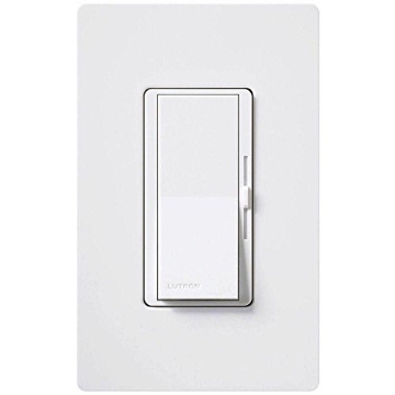 Picture of LUTRON ELECTRONICS CO DVWFSQ-FH-WH Lutron Diva Quiet 3-Speed Fan Control, 1.5 Amp Single Pole/3-Way with Wallplate, DVWFSQ-FH-WH, White (EA)