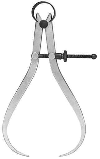 Picture of General Tools Mfg Co In 452-6 General Tools 452-6 Outside Calipers, 6-5/16 Inch Jaw Capacity (EA)