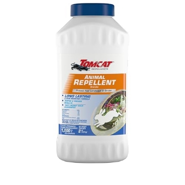 Picture of THE SCOTTS MIRACLE-GRO COMPANY 0491710 Tomcat Repellents Animal Repellent Granules1 - Repels Rabbits, Squirrels, Groundhogs and Other Small Animals, Contains Essential Oils, Long Lasting, No Stink, Rain-Resistant, 2 lbs. (EA)