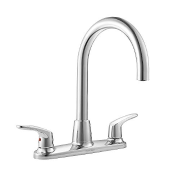 Picture of American Standard 7074550.002 American Standard 7074550.002 Colony Pro Two-Handle High-Arc Kitchen Faucet Less Sray In Polished Chrome (EA)