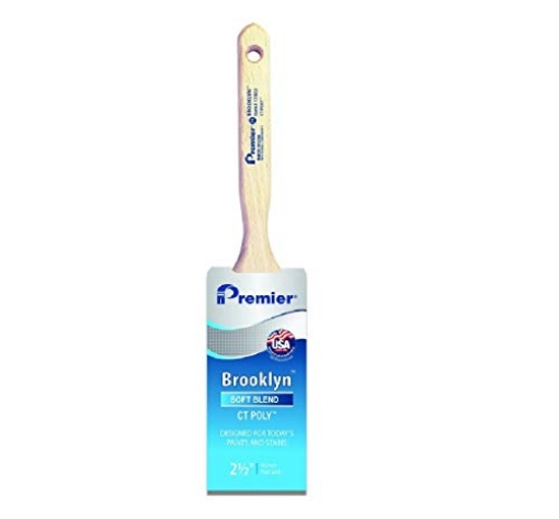 Picture of Premiertek.net, LLC 17302 Premier 17302 Brooklyn Flat Sash CT Paint Brush, 2-1/2" (EA)